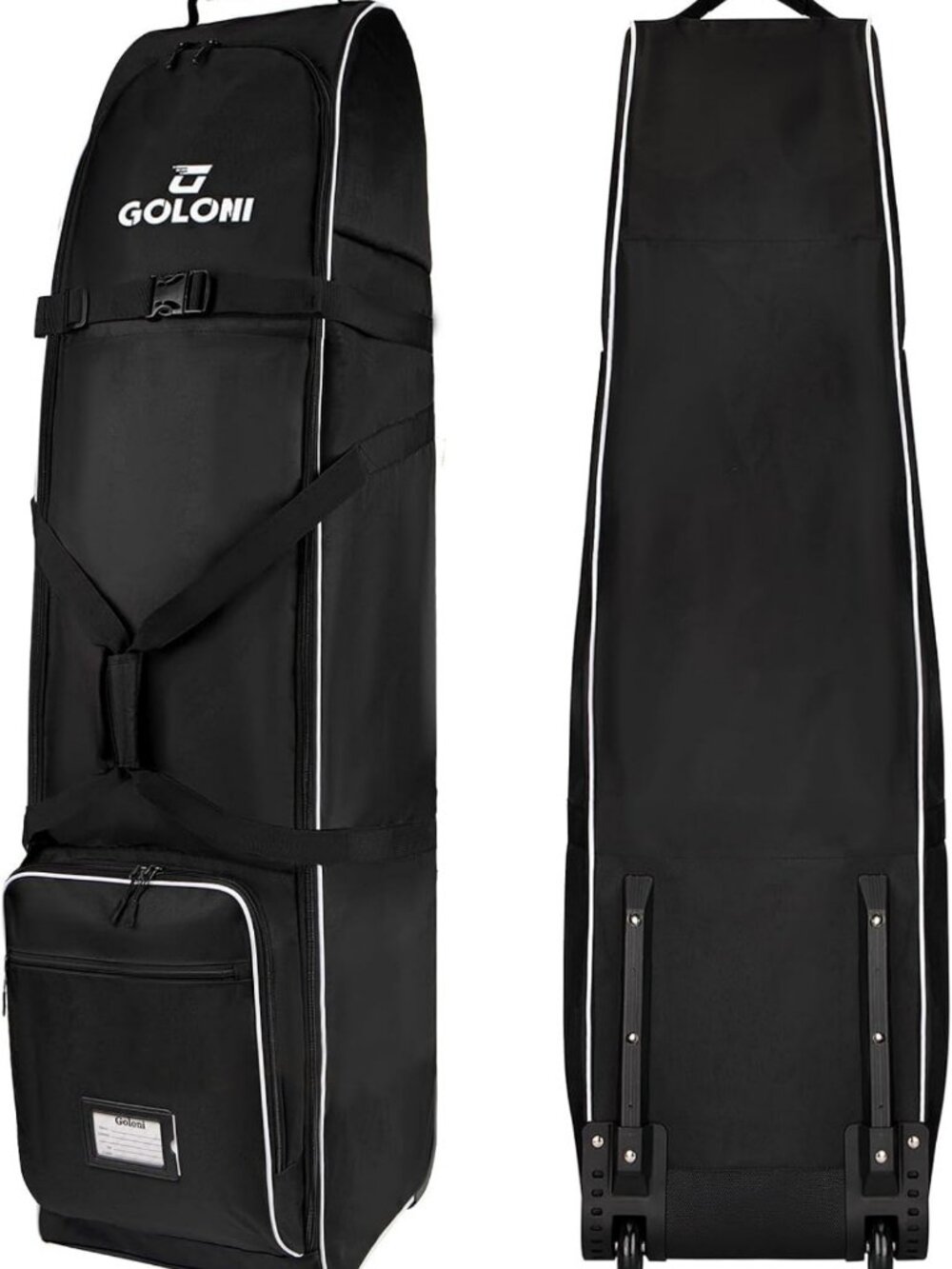 Heavy Duty Golf Travel Bag with Wheels, Water Resistant & Portable for Air